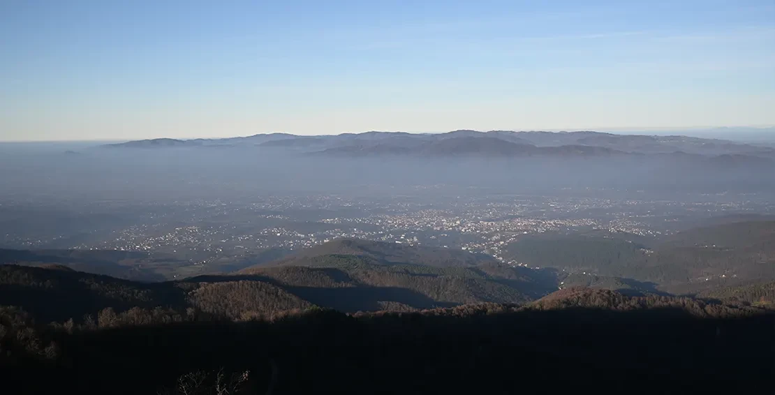 Pogled na Vrnjaču Banjau sa Goča