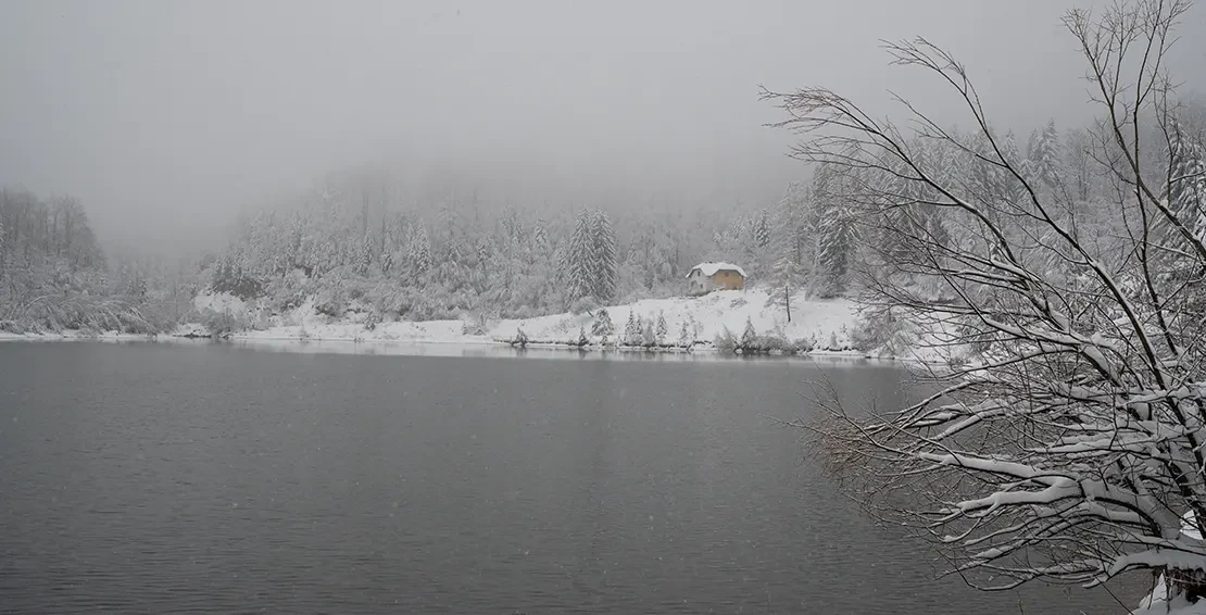Jezero Selište na planini Goč