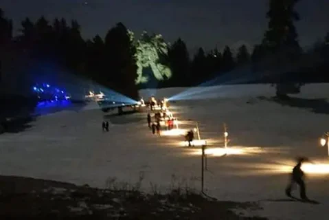 Noćno skijanje na Goču - ski staza Mali princ